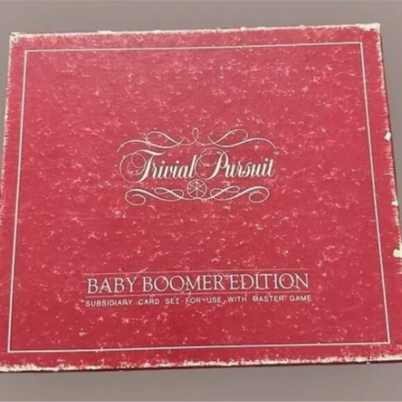Vintage 1983 Trivial Pursuit Baby Boomer Edition Master Game Use Genius Edition - Picture 1 of 4